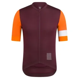 RAPHA Pro Team Training Jersey - WVO Wine/Bright Orange