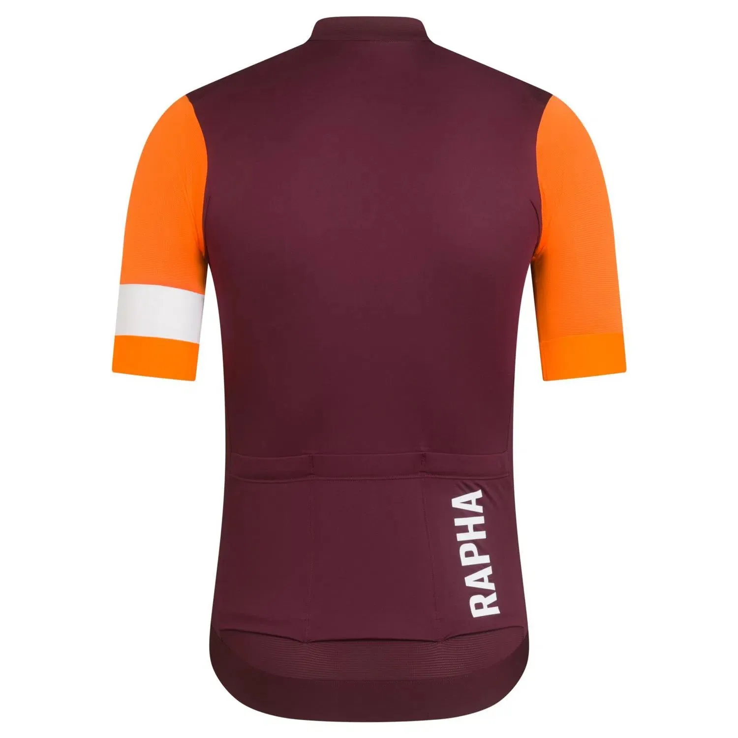 RAPHA Pro Team Training Jersey - WVO Wine/Bright Orange