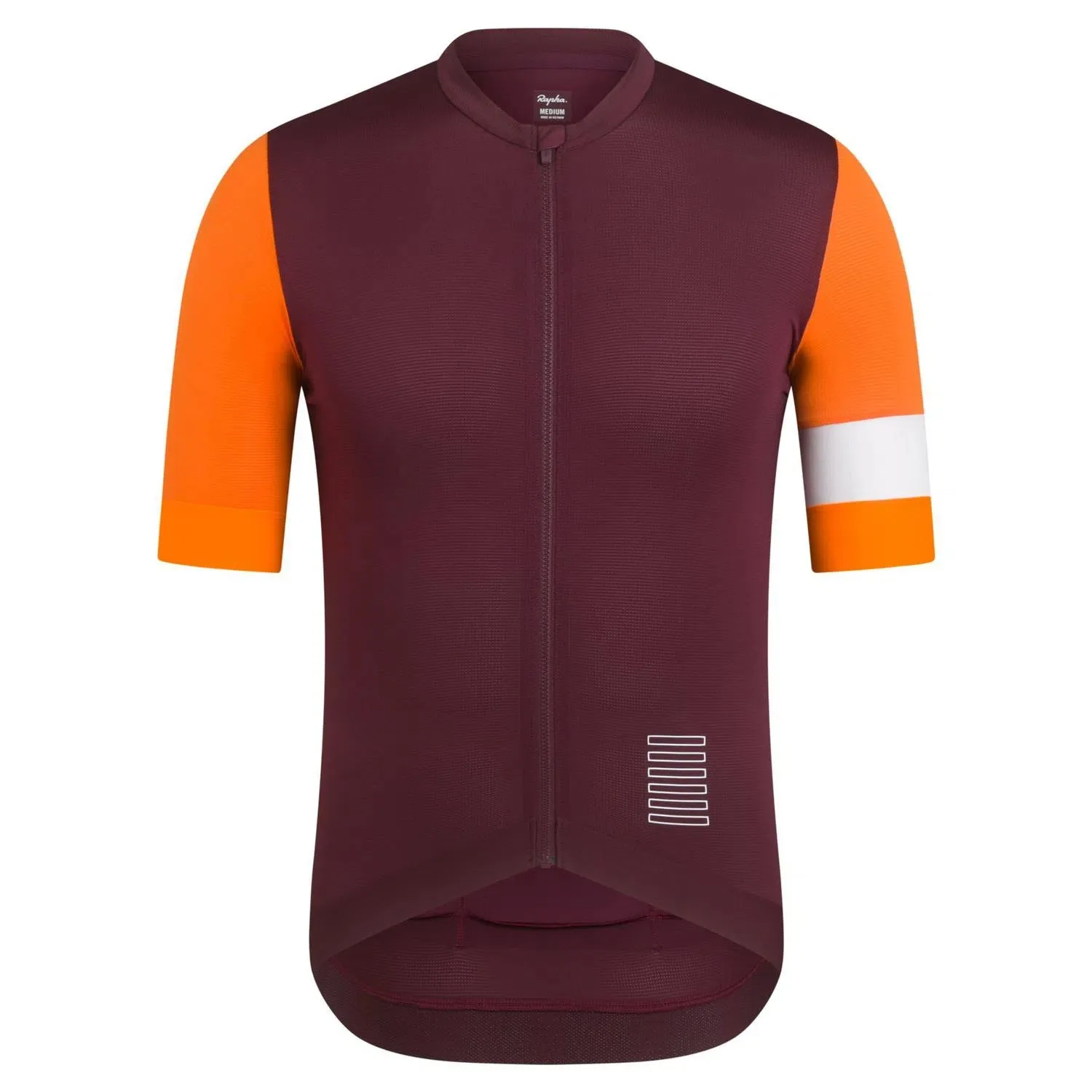 RAPHA Pro Team Training Jersey - WVO Wine/Bright Orange