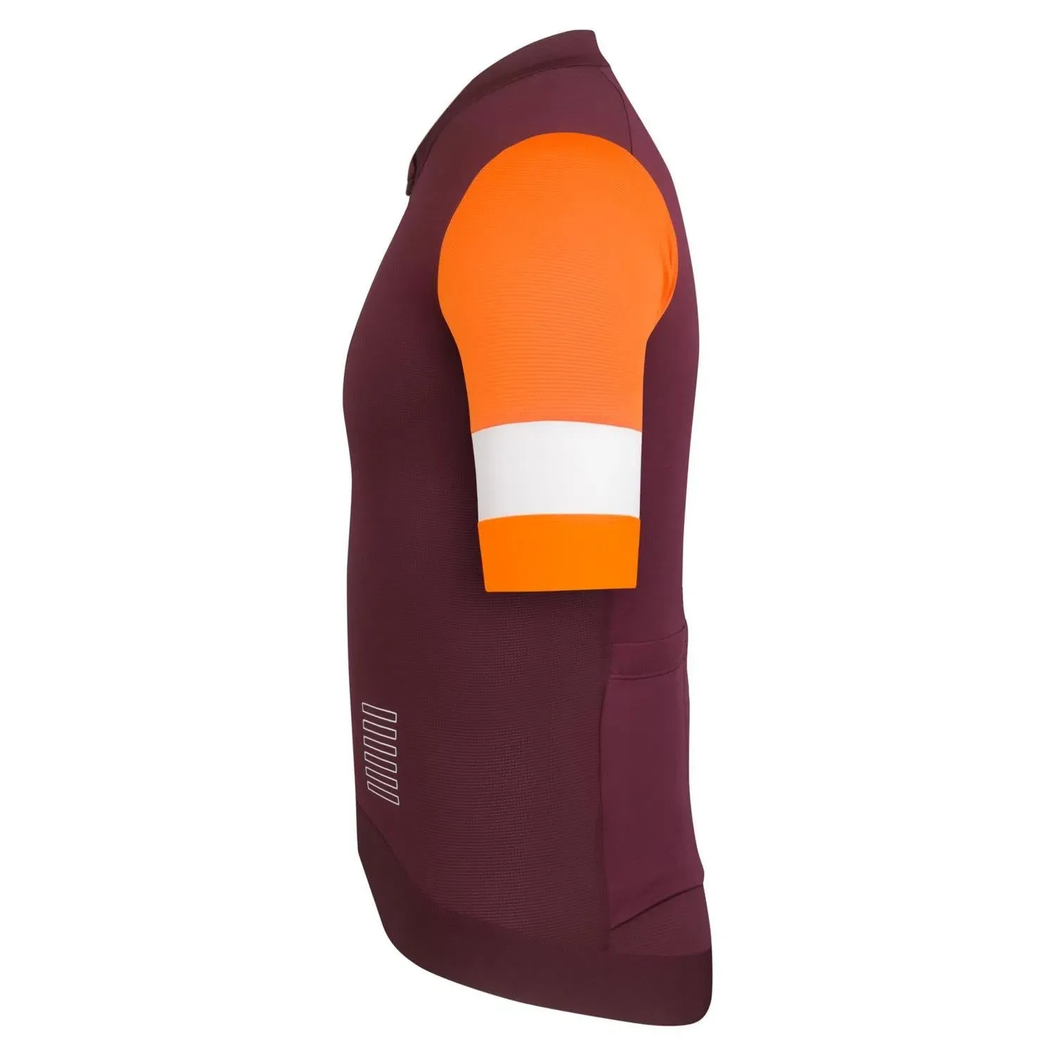 RAPHA Pro Team Training Jersey - WVO Wine/Bright Orange