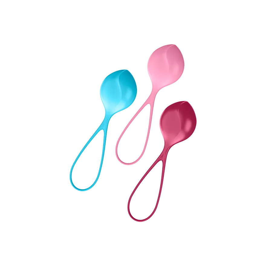 Satisfyer Strengthening Ben Wa Balls Training Set of 3 Female Stimulator