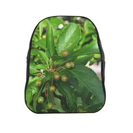 Seeds and Green Leaves School Backpack