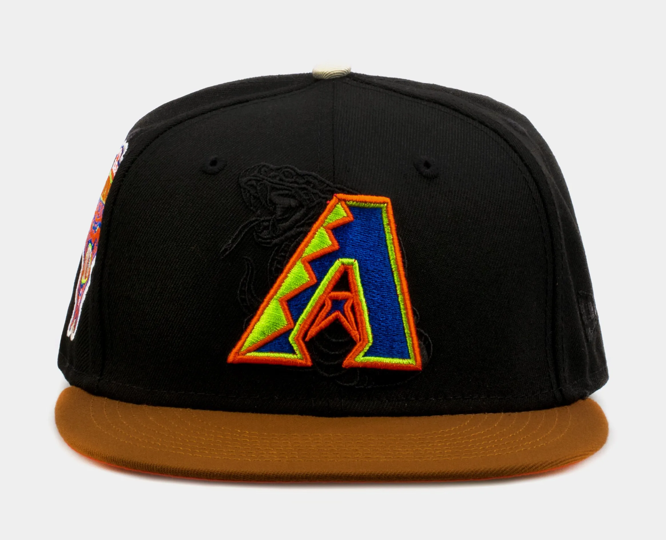 Shoe Palace Exclusive Gingerbread Arizona Diamondbacks 59Fifty Mens Fitted Hat (Black/Brown)