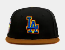 Shoe Palace Exclusive Gingerbread Los Angeles Dodgers 59Fifty Mens Fitted Hat (Black/Brown)