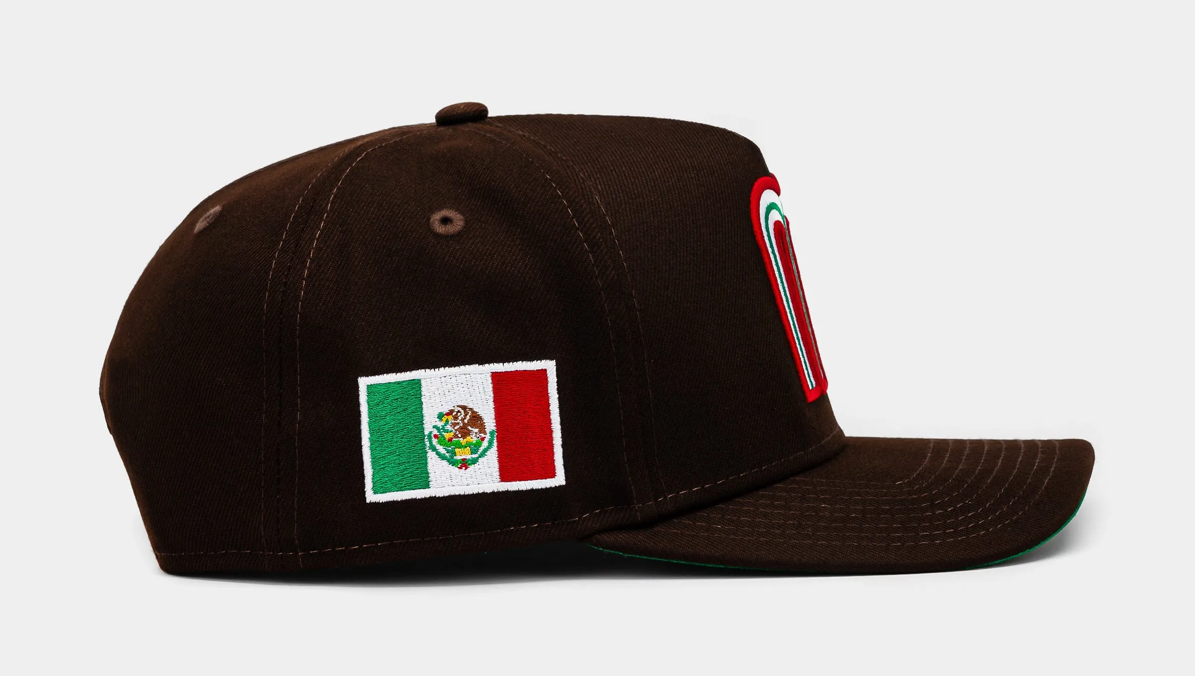 Shoe Palace Exclusive Mexico Curve 950AF Snapback Mens Hat (Dark Brown)