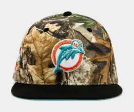 Shoe Palace Exclusive Miami Dolphins Camo 59Fifty Mens Hat (Camo Green/Black)