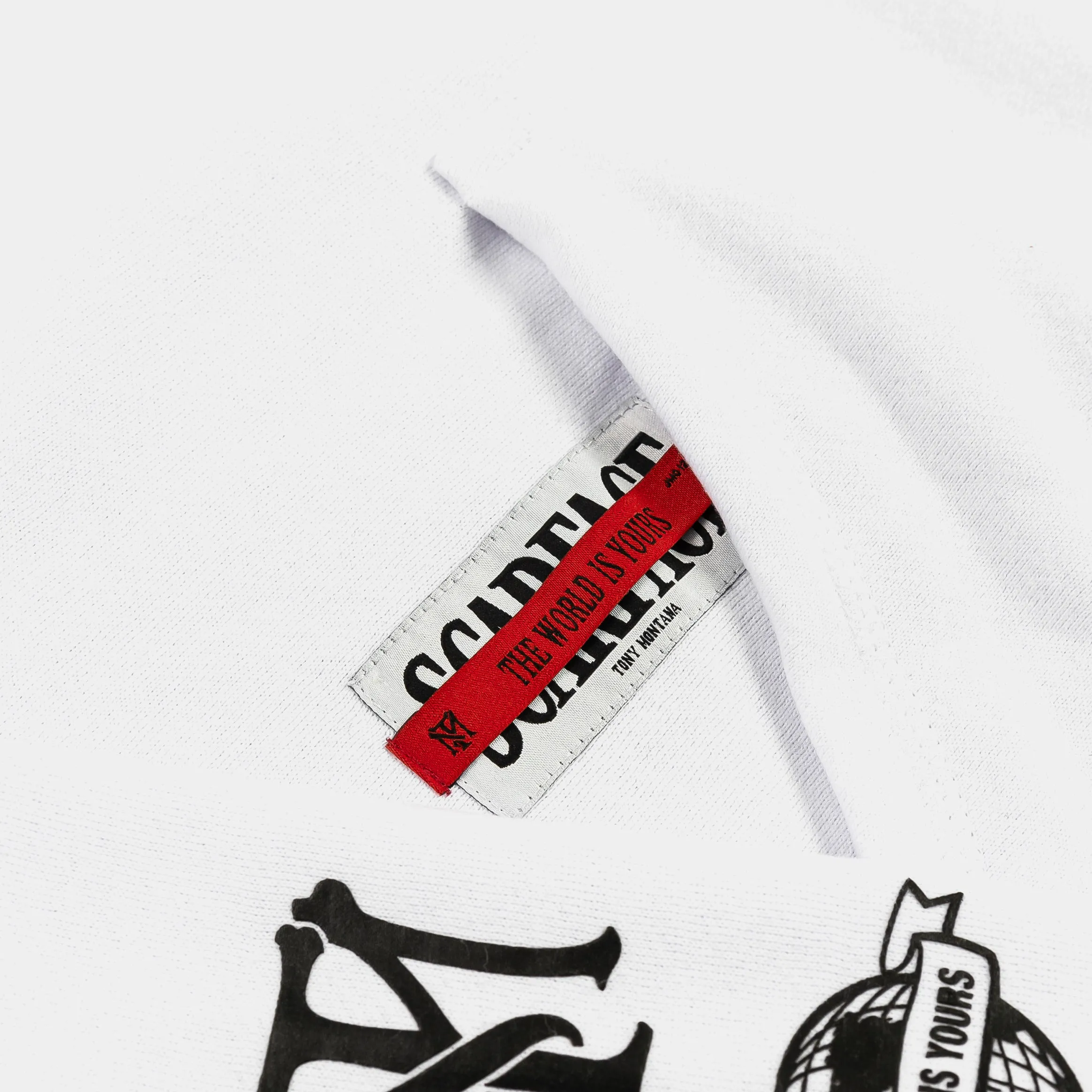 SP x Scarface TWIY Split Pullover Mens Hoodie (Black/White)