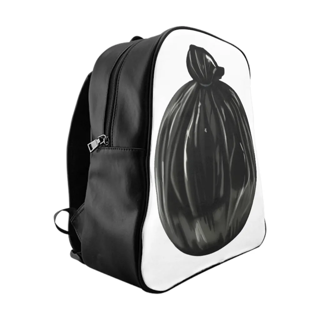 Trash Bag School Backpack