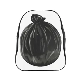 Trash Bag School Backpack