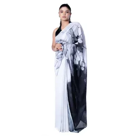 Women Evelyn Blended Georgette Digital Printed Saree