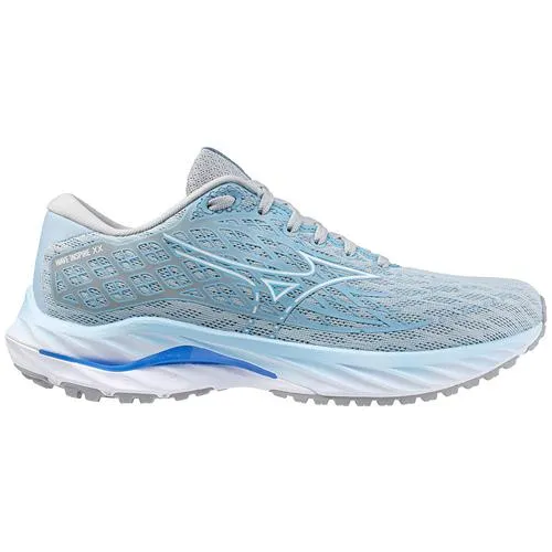 Women's Mizuno Wave Inspire 20 Running Shoe in Cerulean White