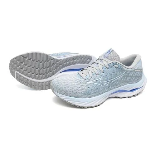 Women's Mizuno Wave Inspire 20 Running Shoe in Cerulean White