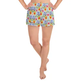 Women's Sunrise Floral Athletic Shorts