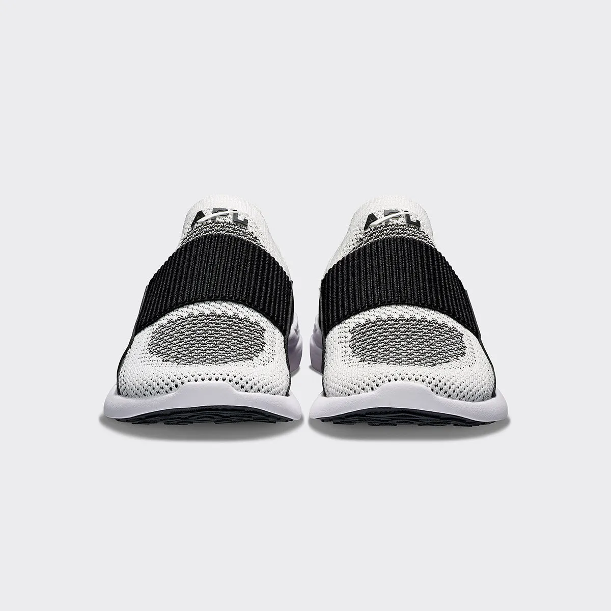 Youth's TechLoom Bliss White / Black / Black / Ribbed