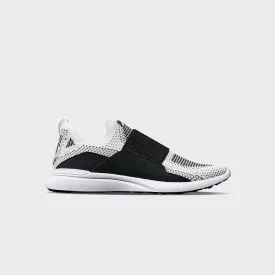 Youth's TechLoom Bliss White / Black / Black / Ribbed